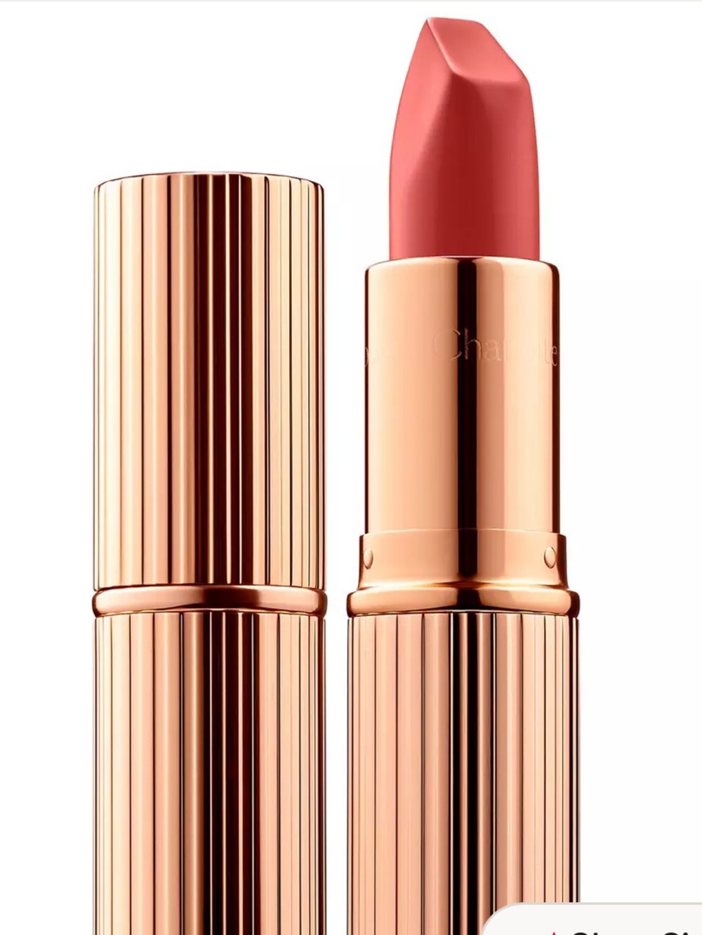 Charlotte Tilbury matte revolution long lasting lipstick in Sexy Sienna; NIB